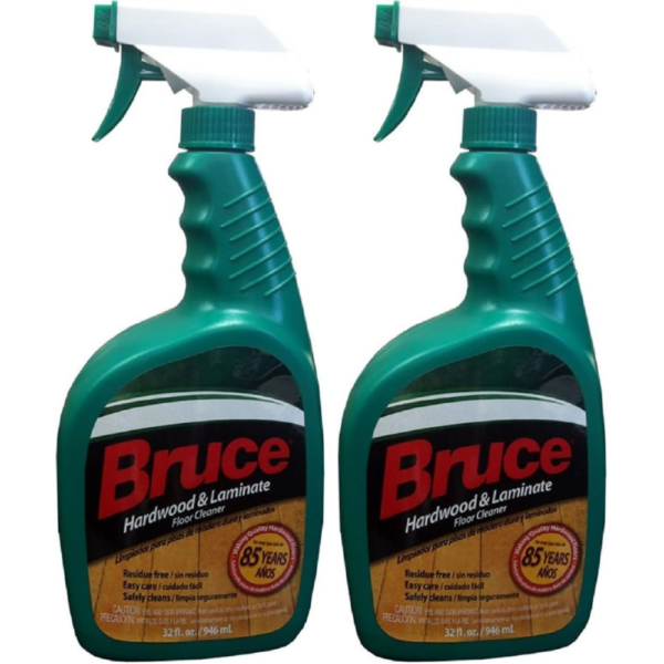 Bruce Laminate And Hardwood Floor Cleaner 32 oz Each ( Pack Of 2 ) (Packaging May Vary)