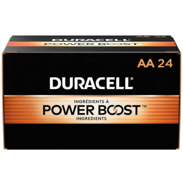 Duracell MN1500BKD Alkaline Battery with Duralock, Size Aa, Shape, (Pack of 144)