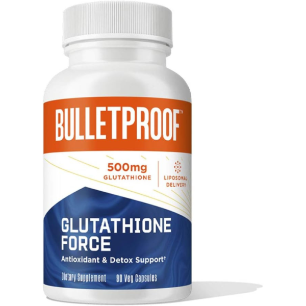 Bulletproof Glutathione Force Antioxidant and Detox Support Capsules, 90 Count, Supplement for Liver Detox and Immune Support