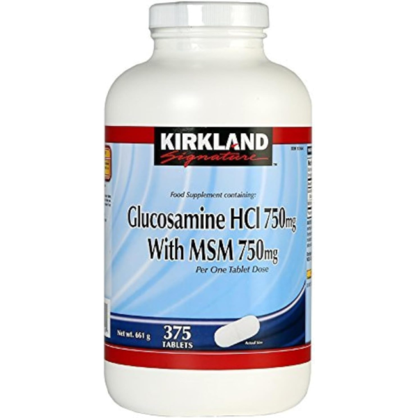 Kirkland Signature Glucosamine with MSM, 375 Tablets
