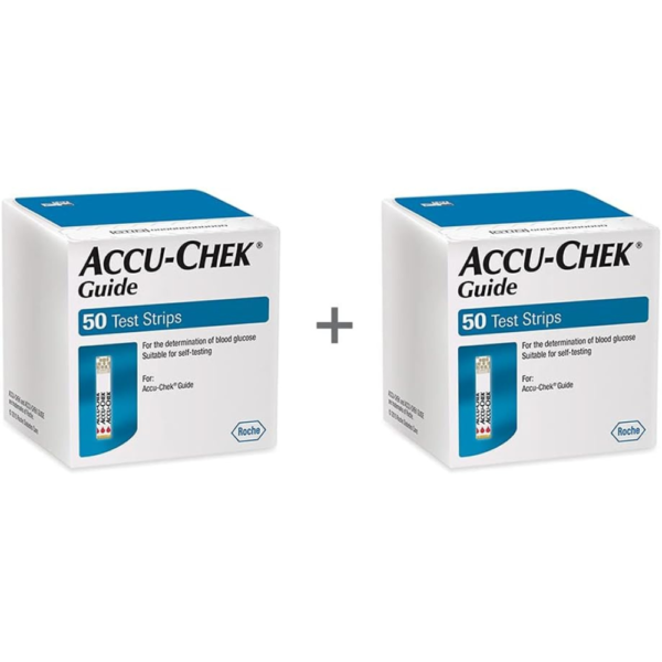 Accu-Chek Guide Test Strips - 50 ct, Pack of 2