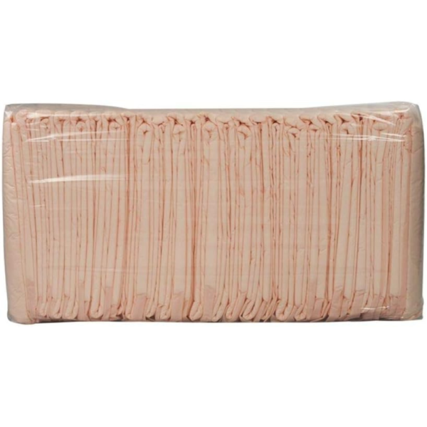Prevail Super Absorbent Disposable Underpads - 30" x 36" Peach - Case of 100