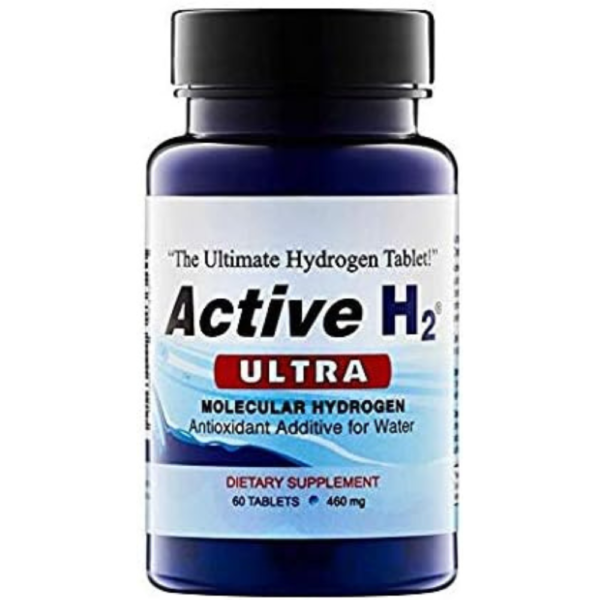 Active H2 Ultra Hydrogen Water Tablet - Optimize Health, Support Immunity, and Balance Antioxidants with Benefits of Molecular Hydrogen (1 Bottle, 60 Tablets)