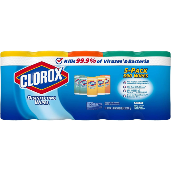 Clorox Disinfecting Wipes Variety Pack, 78 Count (Pack of 5)