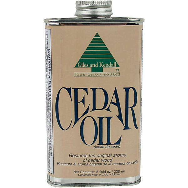 Cedar Oil - Giles and Kendall - Restores the Original Aroma of Cedar Wood, 8 oz