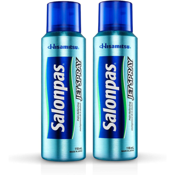 Salonpas pain relieving jet spray - 4 oz (2 PACK)