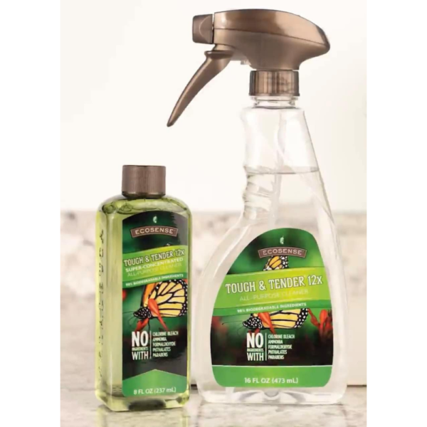 Tough & Tender Natural Cleaner - Melaleuca - NEW 12X Concentrate Makes 96 fl oz, With spray bottle